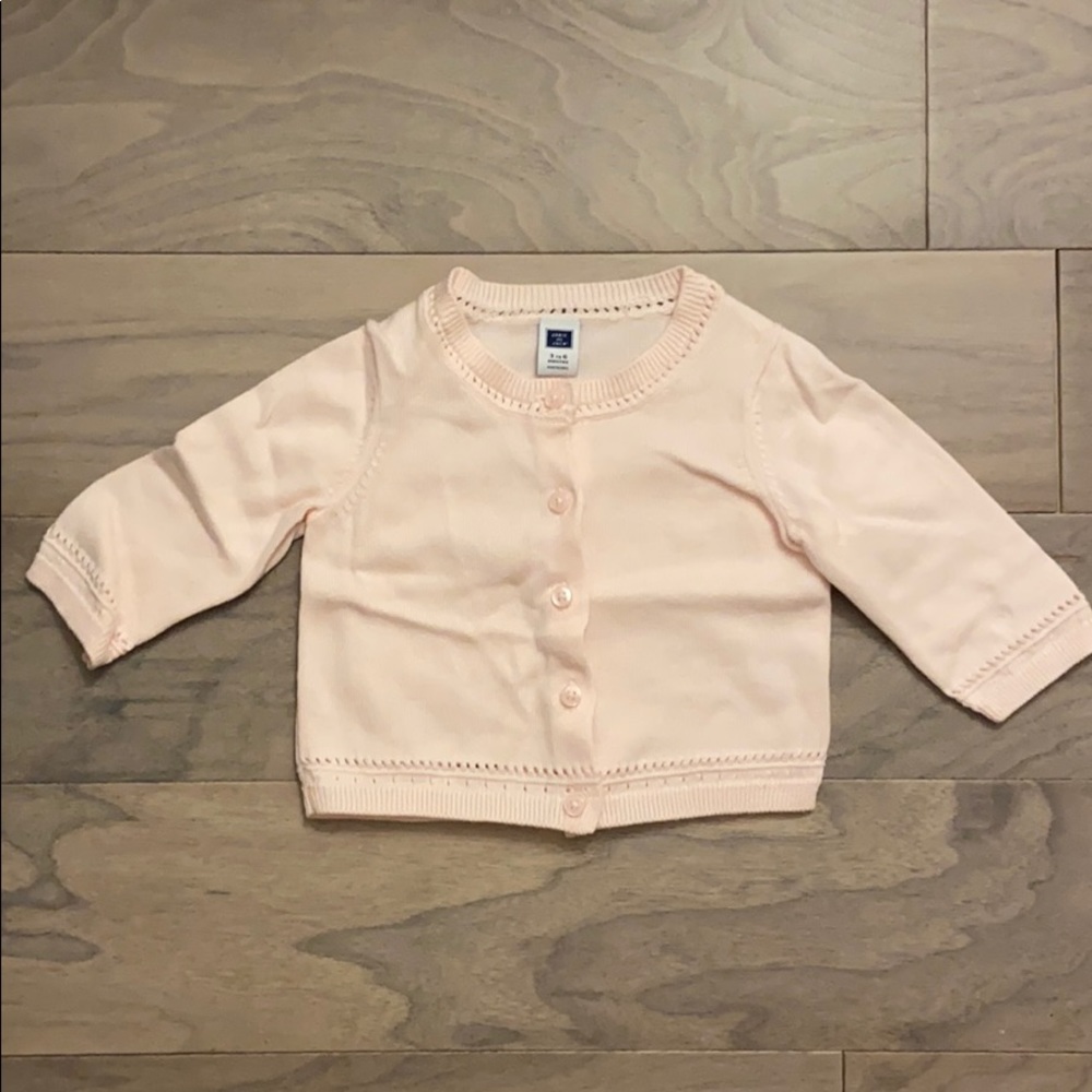Janie and Jack Pink Cardigan | 3-6 months